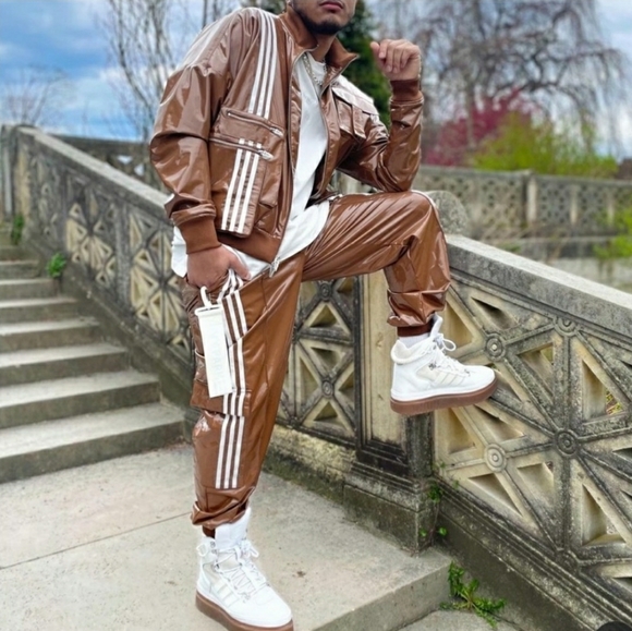 Adidas Ivy Park 3-Stripes Latex Jacket Sz 3X (All Gender) - Picture 8 of 10